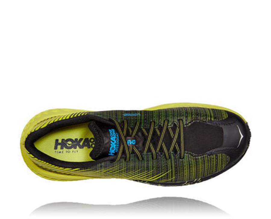 Hoka One One Trailsko Dame - Evo Speedgoat - Sort/Grøn - 218350MDH